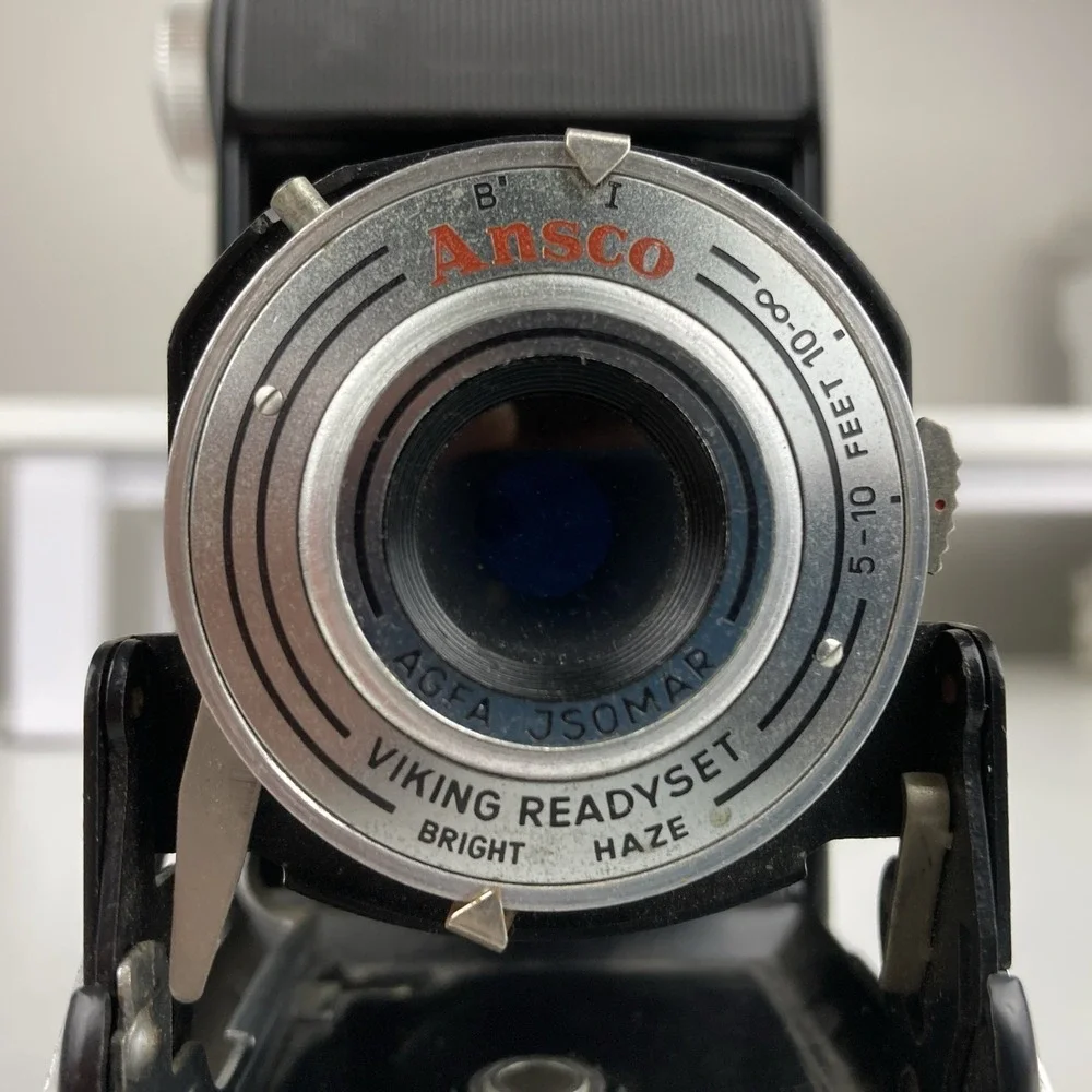 VINTAGE ANSCO VIKING‎ READYSET 120 ROLL FILM FOLDING BELLOWS CAMERA 1952-59